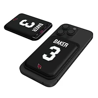 Keyscaper Budda Baker Black Arizona Cardinals Magnetic Credit Card Wallet