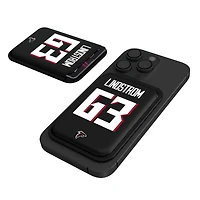 Keyscaper Chris Lindstrom Black Atlanta Falcons Magnetic Credit Card Wallet