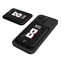 Keyscaper Kyle Pitts Black Atlanta Falcons Magnetic Credit Card Wallet