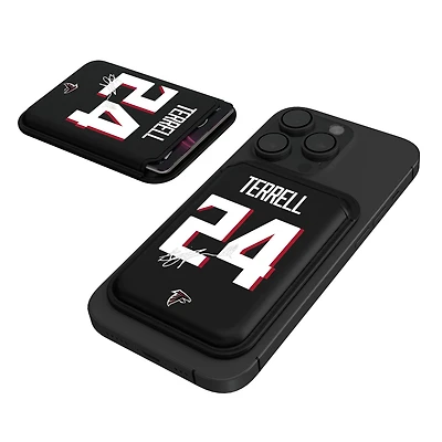 Keyscaper A.J. Terrell Black Atlanta Falcons Magnetic Credit Card Wallet