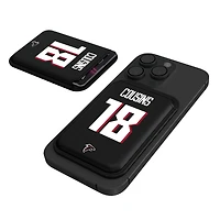 Keyscaper Kirk Cousins Black Atlanta Falcons Magnetic Credit Card Wallet