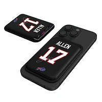 Keyscaper Josh Allen Black Buffalo Bills Magnetic Credit Card Wallet