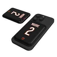 Keyscaper D.J. Moore Black Chicago Bears Magnetic Credit Card Wallet