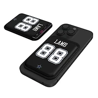 Keyscaper CeeDee Lamb Black Dallas Cowboys Magnetic Credit Card Wallet
