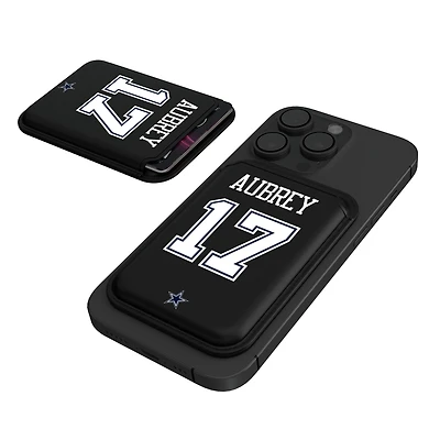 Keyscaper Brandon Aubrey Black Dallas Cowboys Magnetic Credit Card Wallet