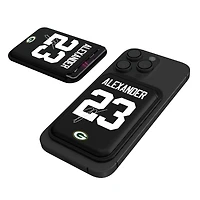 Keyscaper Jaire Alexander Black Green Bay Packers Magnetic Credit Card Wallet