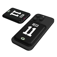 Keyscaper Jayden Reed Black Green Bay Packers Magnetic Credit Card Wallet