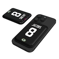 Keyscaper Josh Jacobs Black Green Bay Packers Magnetic Credit Card Wallet