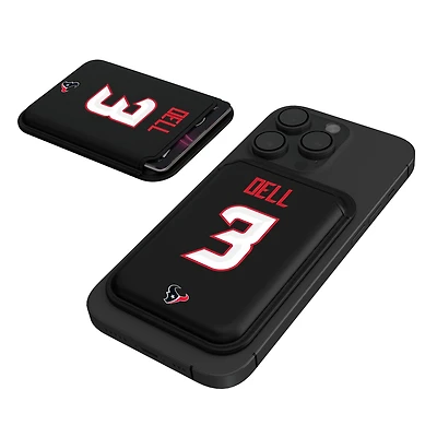 Keyscaper Tank Dell Black Houston Texans Magnetic Credit Card Wallet