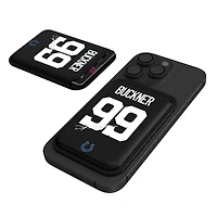 Keyscaper DeForest Buckner Black Indianapolis Colts Magnetic Credit Card Wallet