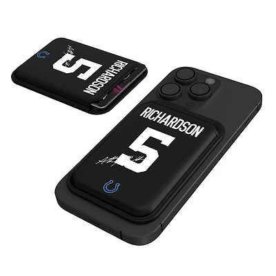Keyscaper Anthony Richardson Black Indianapolis Colts Magnetic Credit Card Wallet