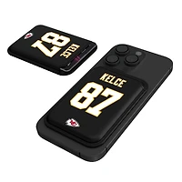 Keyscaper Travis Kelce Black Kansas City Chiefs Magnetic Credit Card Wallet