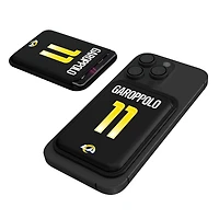 Keyscaper Jimmy Garoppolo Black Los Angeles Rams Magnetic Credit Card Wallet