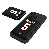 Keyscaper Jalen Ramsey Black Miami Dolphins Magnetic Credit Card Wallet