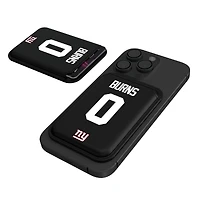 Keyscaper Brian Burns Black New York Giants Magnetic Credit Card Wallet