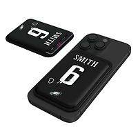 Keyscaper DeVonta Smith Black Philadelphia Eagles Magnetic Credit Card Wallet