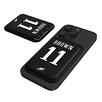 Keyscaper A.J. Brown Black Philadelphia Eagles Magnetic Credit Card Wallet