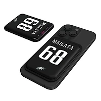 Keyscaper Jordan Mailata Black Philadelphia Eagles Magnetic Credit Card Wallet