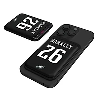 Keyscaper Saquon Barkley Black Philadelphia Eagles Magnetic Credit Card Wallet