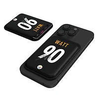 Keyscaper T.J. Watt Black Pittsburgh Steelers Magnetic Credit Card Wallet