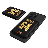 Keyscaper Bobby Wagner Black Washington Commanders Magnetic Credit Card Wallet