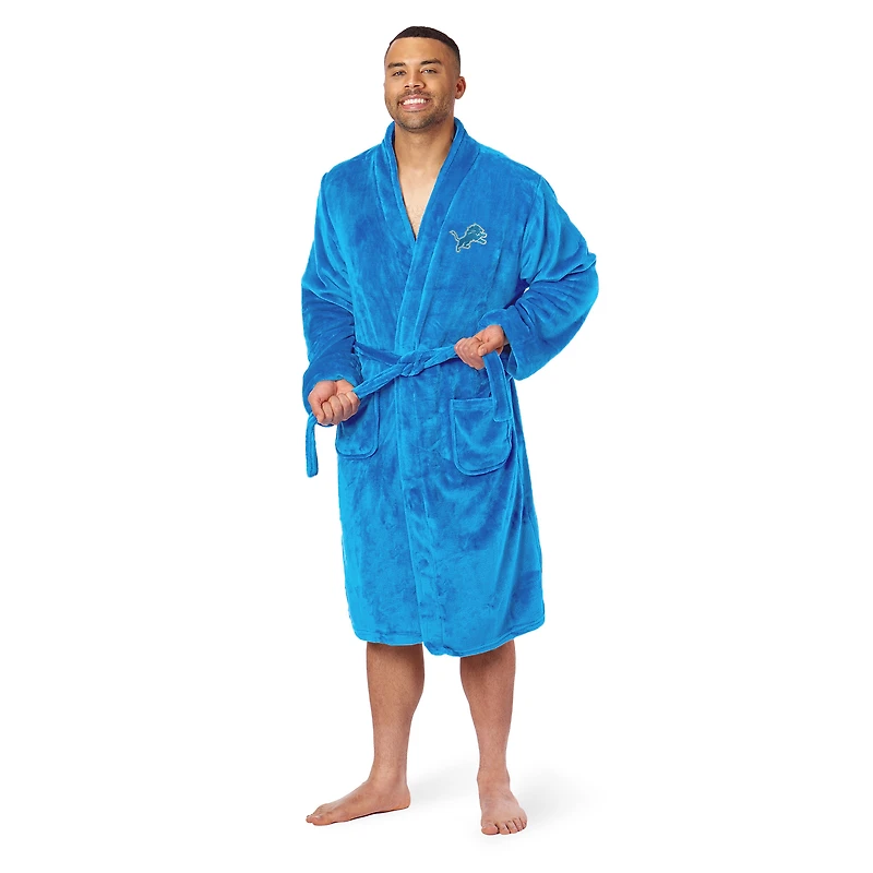 Men's The Northwest Group  Light Blue Detroit Lions Silk Touch Robe