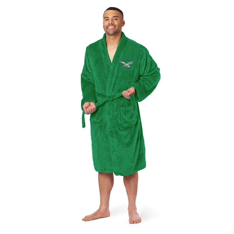 Men's The Northwest Group  Kelly Green Philadelphia Eagles Silk Touch Robe