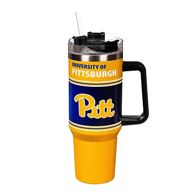 Pitt Panthers 40oz. Stainless Steel Canyon Cup with Straw