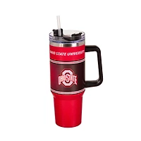 Ohio State Buckeyes 40oz. Stainless Steel Canyon Cup with Straw