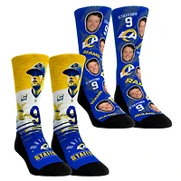 Youth Rock Em Socks Matthew Stafford Los Angeles Rams NFL-Player Two-Pack Crew Socks Set
