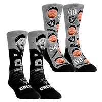 Youth Rock Em Socks Maxx Crosby Las Vegas Raiders NFL-Player Two-Pack Crew Socks Set