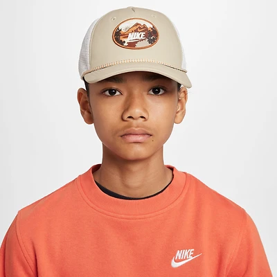 Youth Nike Khaki Rise Trucker Adjustable Hat