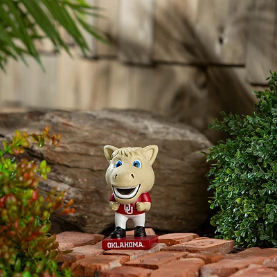 Oklahoma Sooners Lil Big Head Mascot Garden Statue