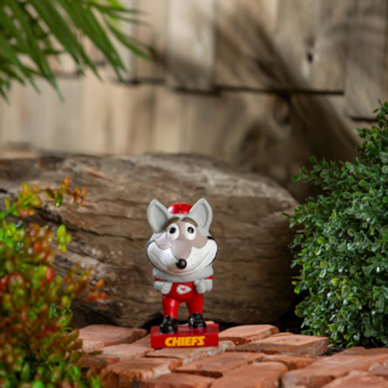 Kansas City Chiefs Lil Big Head Mascot Garden Statue