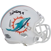De’Von Achane Miami Dolphins Autographed Riddell Slate Speed Mini Helmet