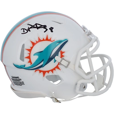 De’Von Achane Miami Dolphins Autographed Riddell Slate Speed Mini Helmet