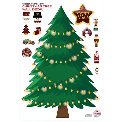 Washington Commanders Holiday Wall Decal