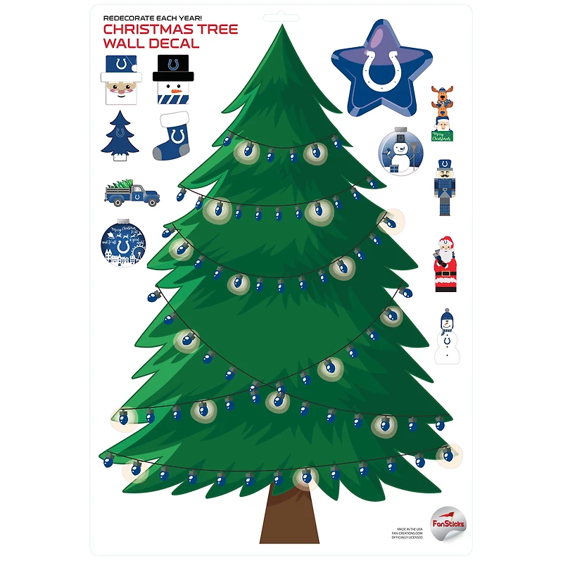 Indianapolis Colts Holiday Wall Decal