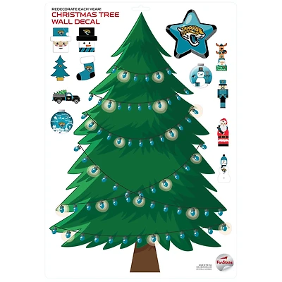 Jacksonville Jaguars Holiday Wall Decal