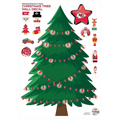 Kansas City Chiefs Holiday Wall Decal