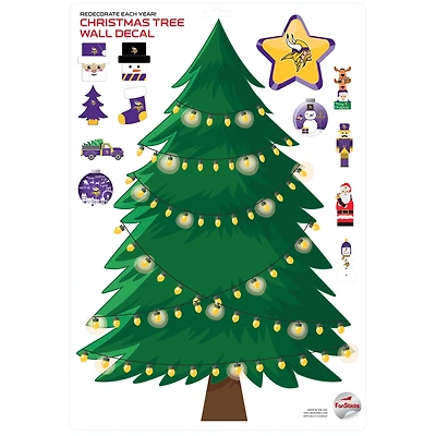 Minnesota Vikings Holiday Wall Decal