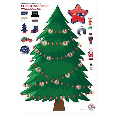 New England Patriots Holiday Wall Decal