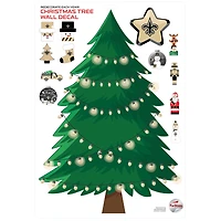 New Orleans Saints Holiday Wall Decal