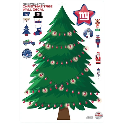 New York Giants Holiday Wall Decal