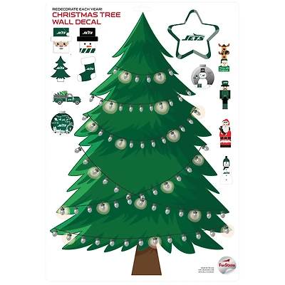 New York Jets Holiday Wall Decal