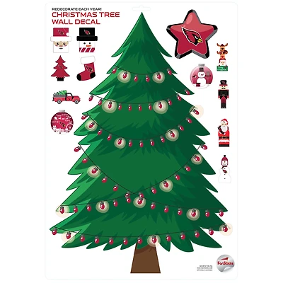 Arizona Cardinals Holiday Wall Decal