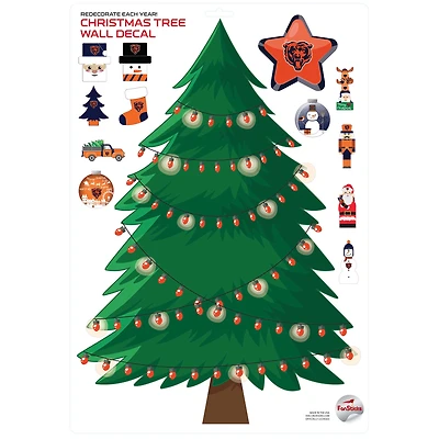 Chicago Bears Holiday Wall Decal