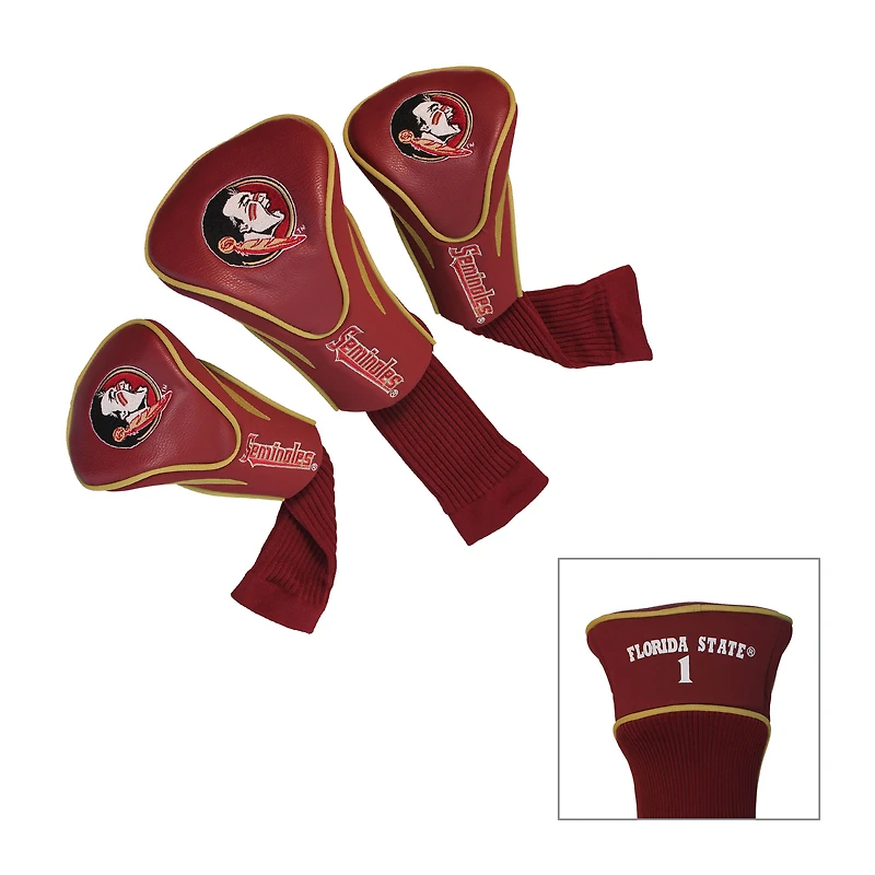 Florida State Seminoles 3-Pack Contour Headcover Set