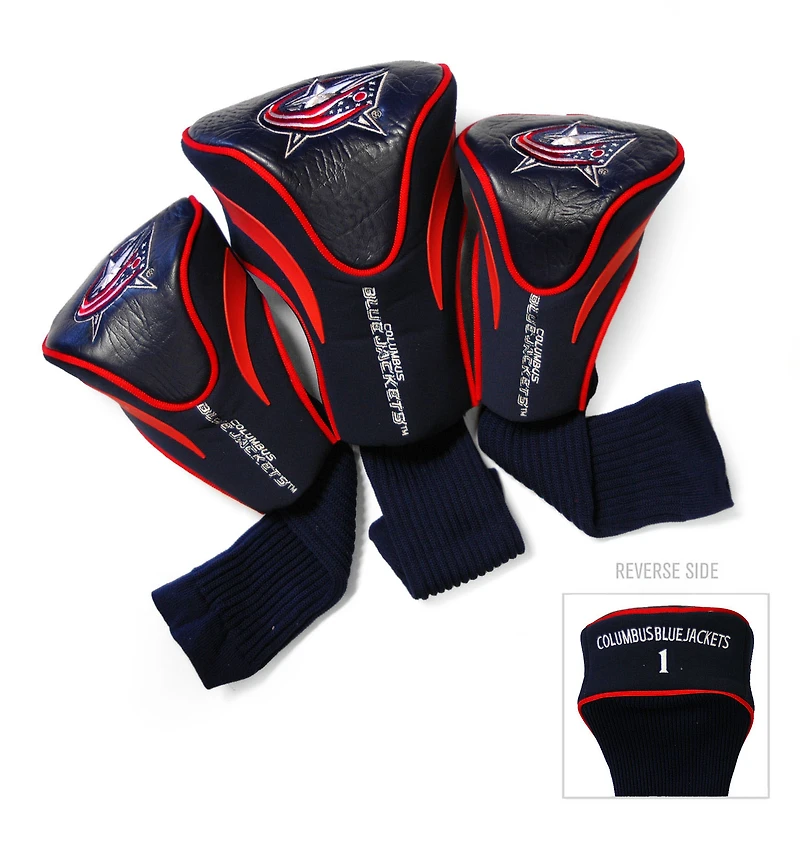 Columbus Blue Jackets 3-Pack Contour Headcover Set