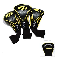 Iowa Hawkeyes 3-Pack Contour Headcover Set